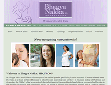 Tablet Screenshot of drnakkaobgyn.com